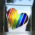 Miniature Token Rainbow Heart