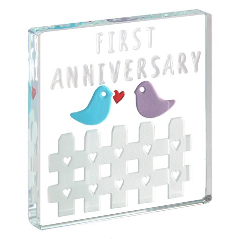 Miniature Token First Anniversary Birds
