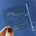 Personalised Medium Paperweight Birdie