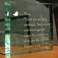 Personalised Medium Paperweight Birdie