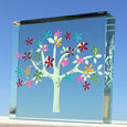 Medium Paperweight Blossom Tree