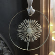 Large Christmas Keepsake Silver Dandelion