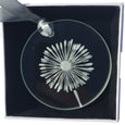 Large Christmas Keepsake Silver Dandelion