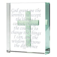 Token Cross, Serenity Prayer, "to accept the things I cannot change... courage to change the things I can..."