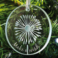 Large Christmas Keepsake Dandelion Make a Wish