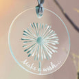Large Christmas Keepsake Dandelion Make a Wish