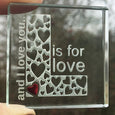 Miniature Token L is for Love and I Love You