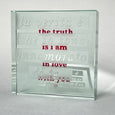 One Off Medium Paperweight Italian English, In Love