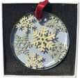 Large Christmas Keepsake Cream Snowflakes