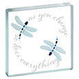 Miniature Token 2 Dragonflies Change