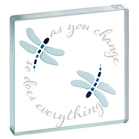 Miniature Token 2 Dragonflies Change