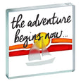 Miniature Token Boat "The Adventure Begins Now..."