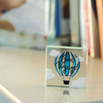 Miniature Token "Bon Voyage" Hot Air Balloon
