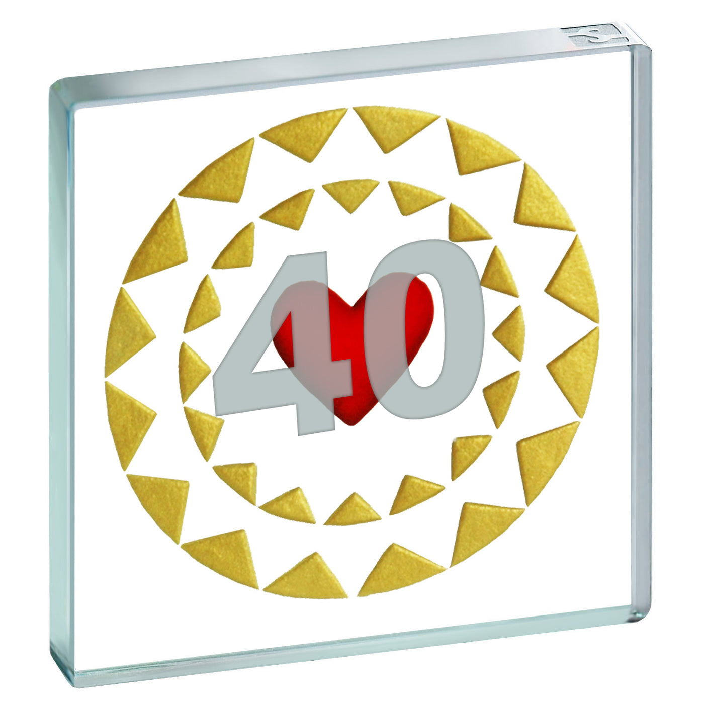 Personalised Miniature Token Heart Year Milestone