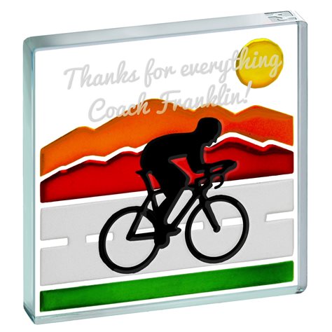 Personalised Miniature Token Road Cyclist