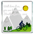 Personalised Miniature Token Mountain Biker