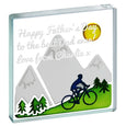 Personalised Miniature Token Mountain Biker