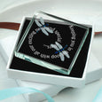 Personalised Miniature Token 2 Dragonflies Swirl