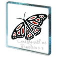 Personalised Miniature Token Red Butterfly