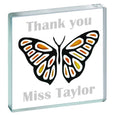 Personalised Miniature Token Yellow Butterfly