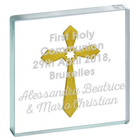 Personalised Miniature Token Gold Cross