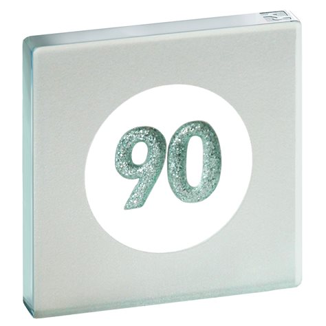 Miniature Token 90 Glitter Silver