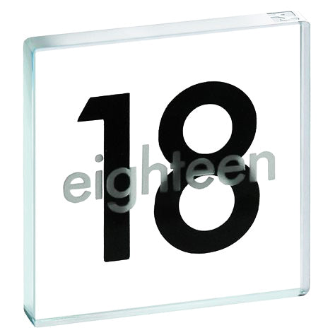 Miniature Token 18 Black