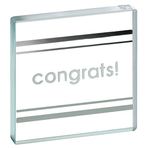 Miniature Token "Congrats!" Stripes
