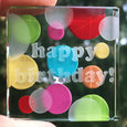 Miniature Token Happy Birthday Dotty