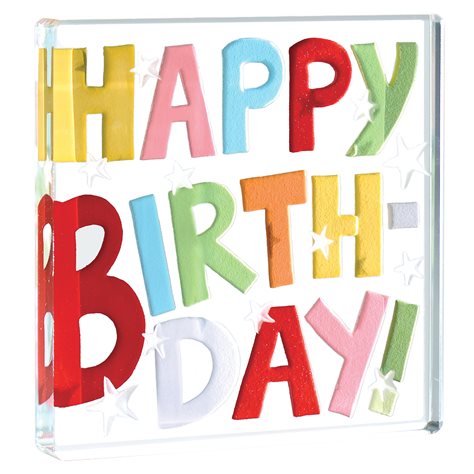 Miniature Token Happy Birthday Shout