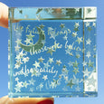 Layered Paperweight "the future belongs to those who believe in the beauty of their dreams"