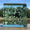 Layered Paperweight "the future belongs to those who believe in the beauty of their dreams"