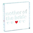 Miniature Token Mother Of The Bride Red Heart