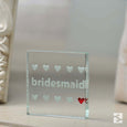 Miniature Token Bridesmaid Red Heart