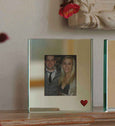 Picture Frame Single Red Heart