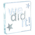 Miniature Token "We Did It" Silver
