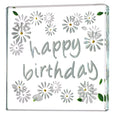 Miniature Token Happy Birthday Daisies