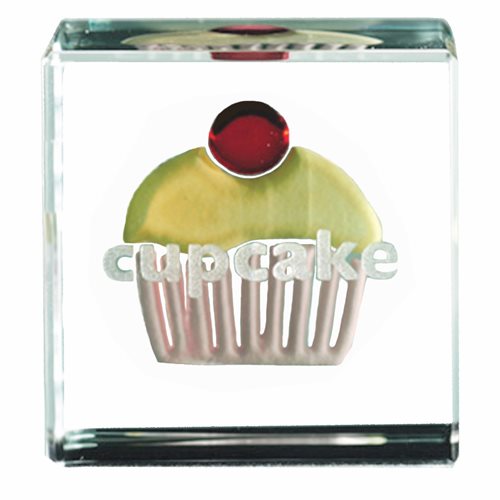Text Token Cupcake Yellow Icing