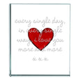 Token "every single day, in every single way, I love you more and more"