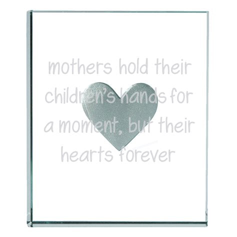 Token "mothers hold their children hands for a moment but their hearts forever"