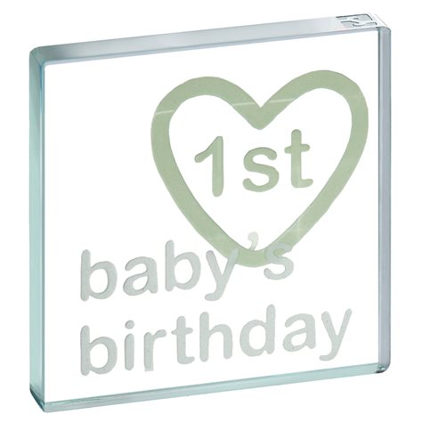 Miniature Token Babys 1st Birthday
