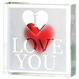 Medium Paperweight Window I Love You