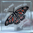 Miniature Token Orange Butterfly Voltaire