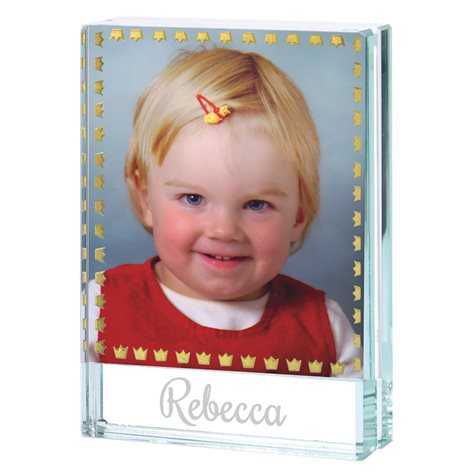Personalised Small Frame Gold Crowns