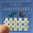 Miniature Token First Anniversary Birds