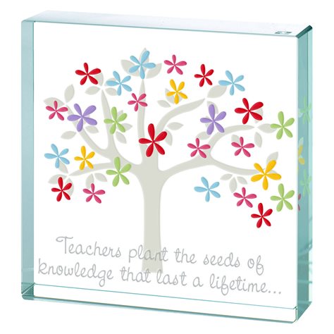 Medium Paperweight Tree, Teachers plant the seeds of knowledge that last a lifetime