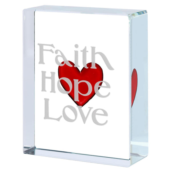 Token Red Heart, "Faith, Hope, Love"