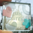 Miniature Token Just Married Confetti