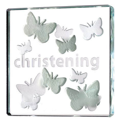 Miniature Token Christening Butterflies