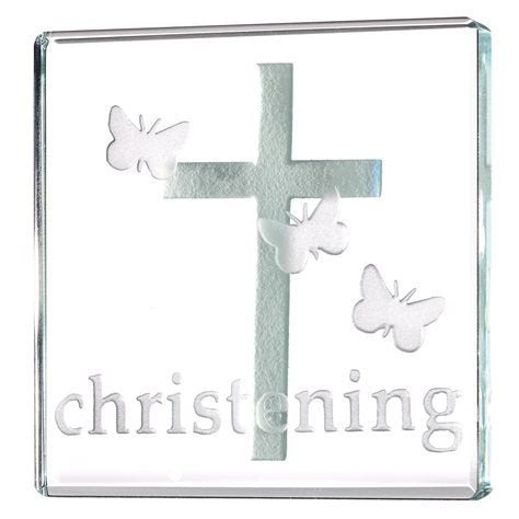 Miniature Token Christening Cross